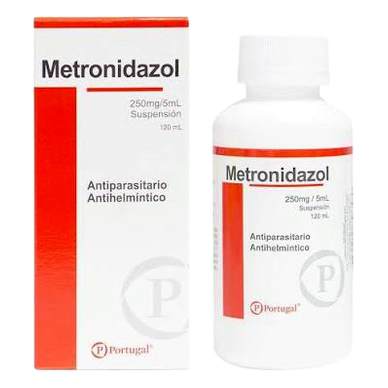 METRONIDAZOL SUSPENSION 250MG/ML X120ML X1 PORTUGAL
