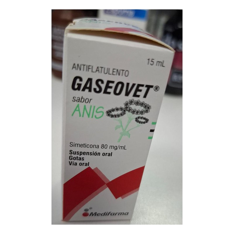 GASEOVET 80 MG/ML GOTAS X15ML ANIS MEDIFARMA