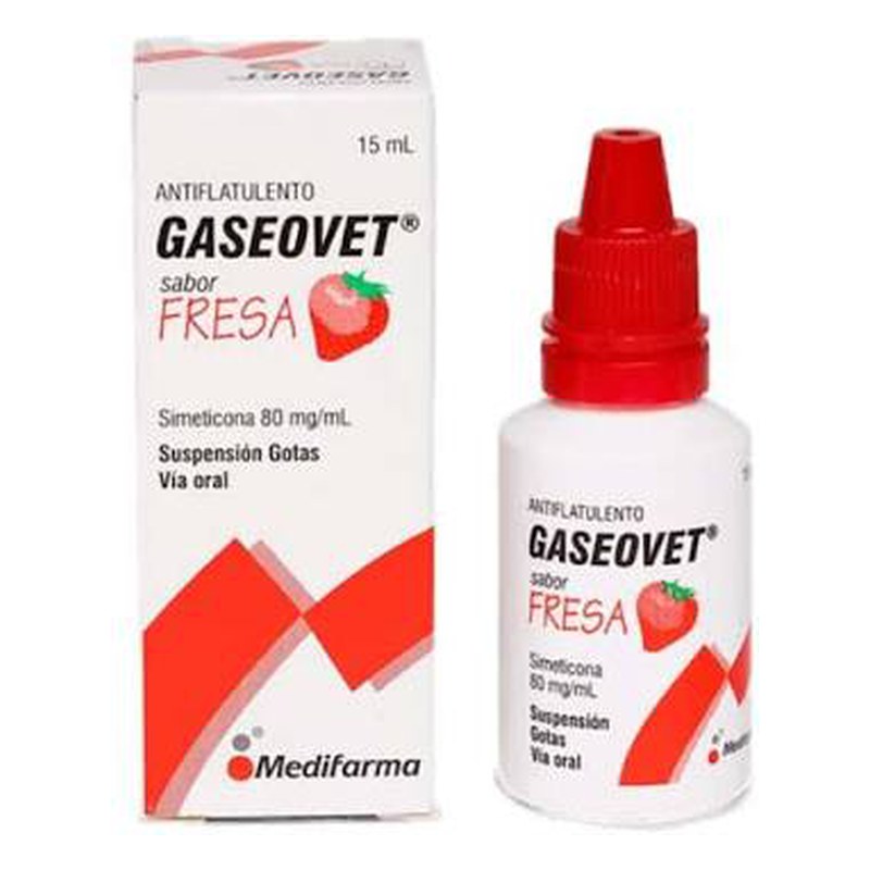 GASEOVET GOTAS FRESA X15ML MEDIFARMA