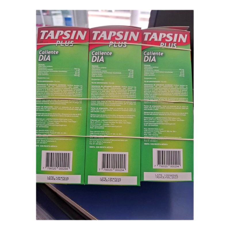 TAPSIN PLUS CALIENTE DIA SOBRE 5GR X60 MAVER