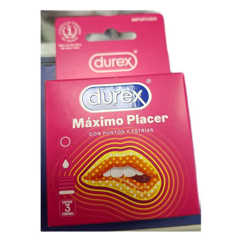 CONDON DUREX MAXIMO PLACER X3 RECKITT