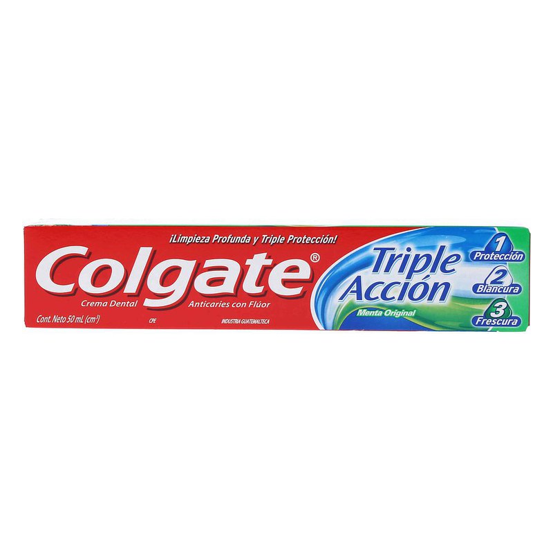 COLGATE TRIPLE ACCION XTRA FRESCURA X50G PYG