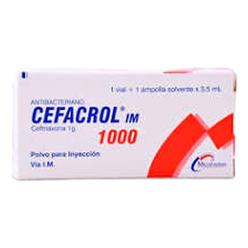 CEFACROL 1000 1GR AMP IM X1 MEDIFARMA