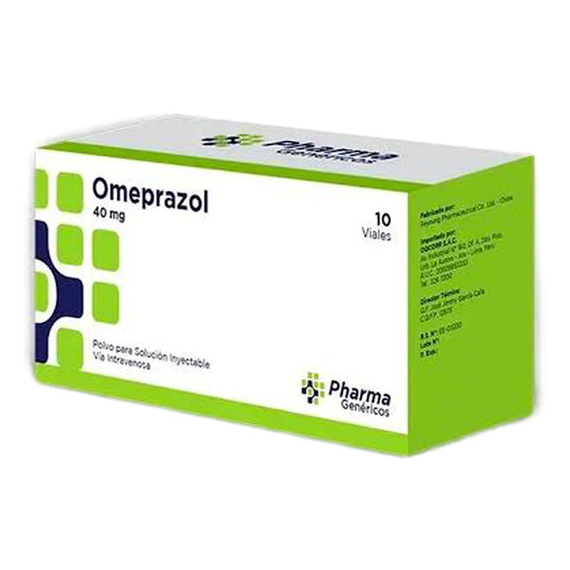 OMEPRAZOL AMP IV CAJA X10 PHARMA