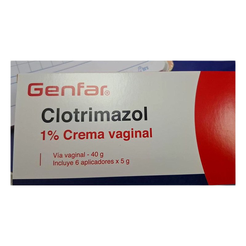 CLOTRIMAZOL CREMA VAGINAL X6 APLICADORES GENFAR