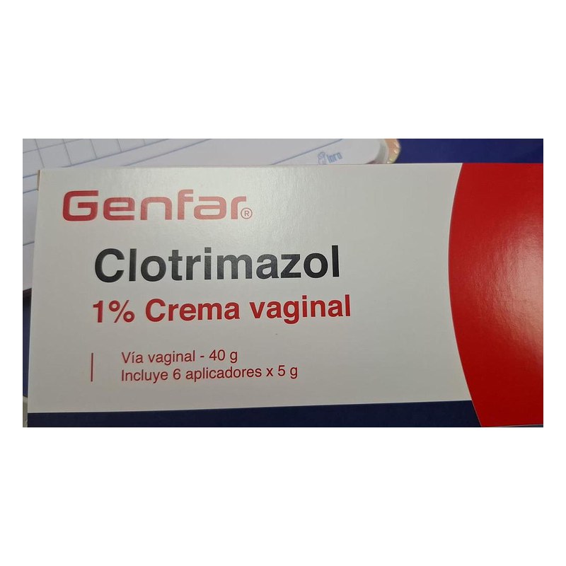CLOTRIMAZOL CREMA VAGINAL X6 APLICADORES GENFAR