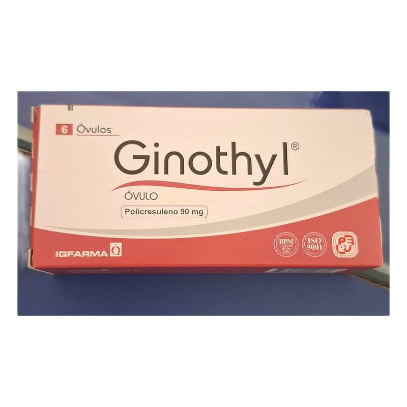 GINOTHYL OVULO CAJA X6 IQFARMA