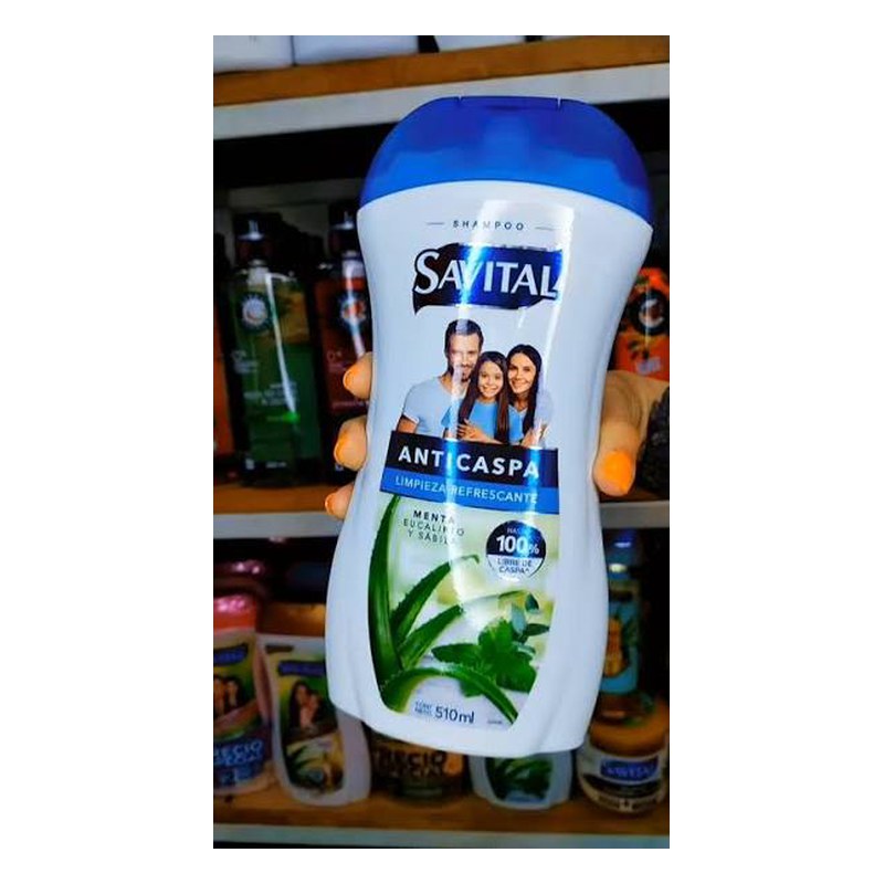 SHAMPOO SAVITAL ANTICASPA MENTA 510ML UNILEVER