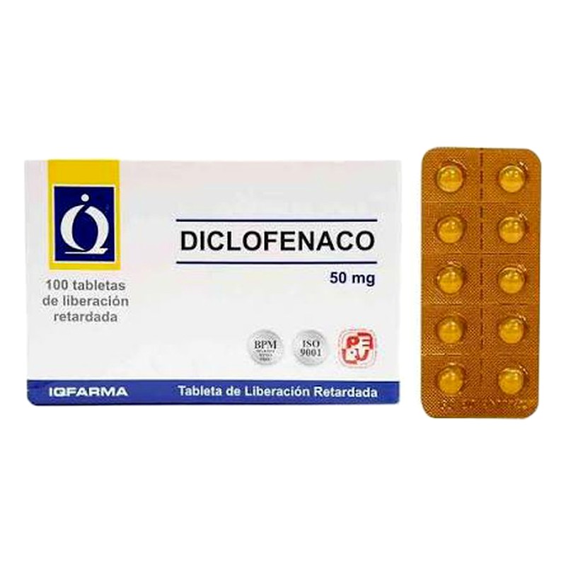 DICLOFENACO 100MG TAB IQFARMA