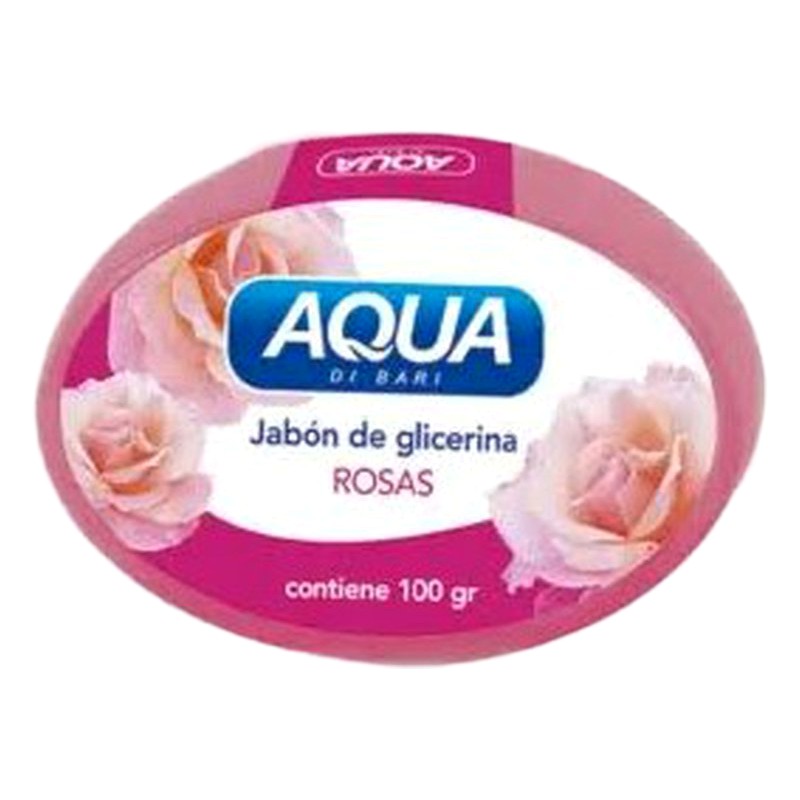 JABON GLICERINA AQUA ROSAS 100 GR
