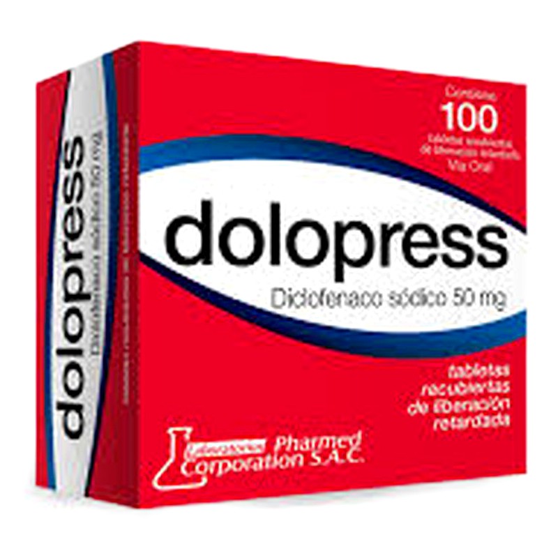 DOLOPRESS TB 50MG CAJA X100 PHARMED