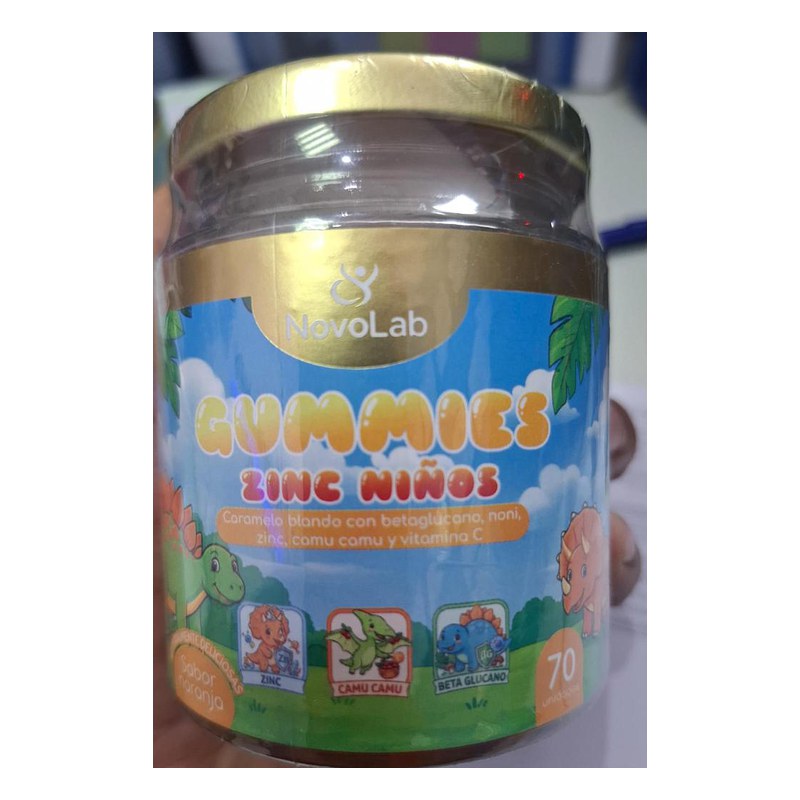 GUMMIES ZINC NIÑOS FRASCO X70 NOVOLAB